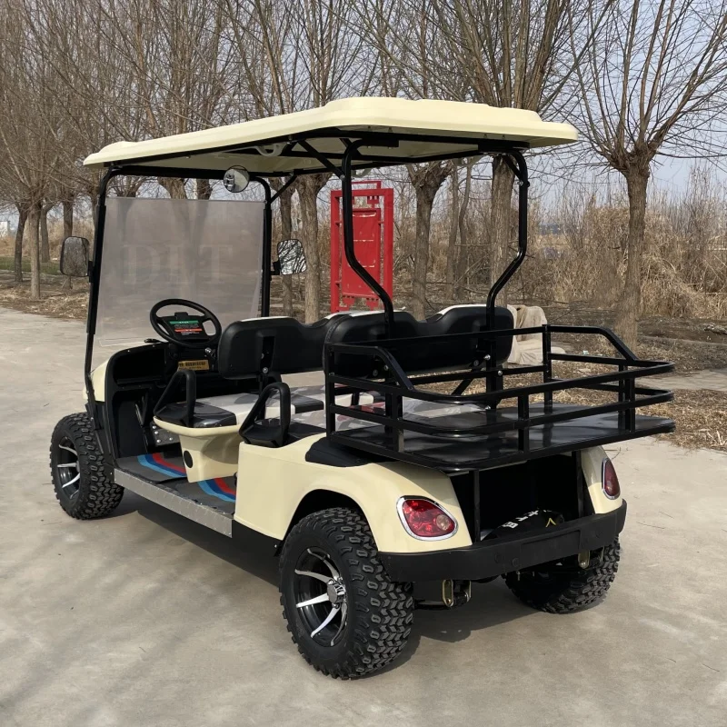 2024 Premium Fuel Water Cooled Engine Golf Touring Club 350cc Gasoline Engine Powerful 4 Seater Golf Cart