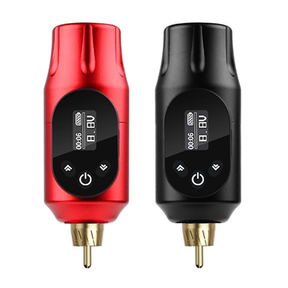 Wireless Tattoo Power  Convenient Mini Tattoo Battery 2000mAh Capacity Battery RCA Interface for Permanent Makeup Tattoo Machine