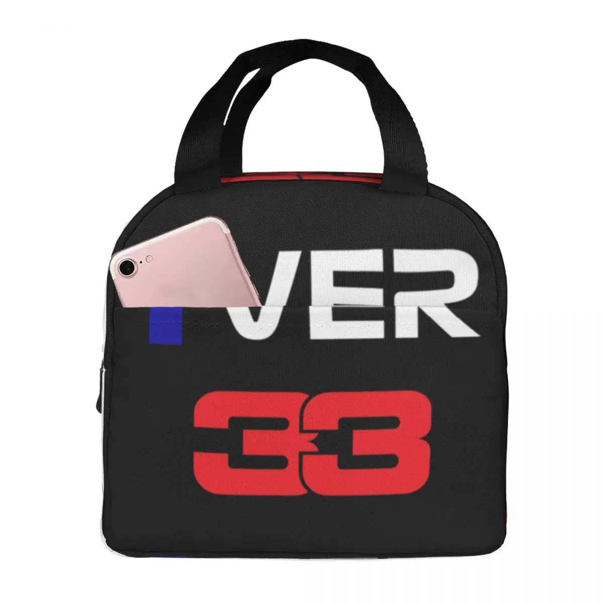 Dutch Racing Driver Verstappens Lunch Bag Women Cooler Thermal Insulated Lunch Box for School