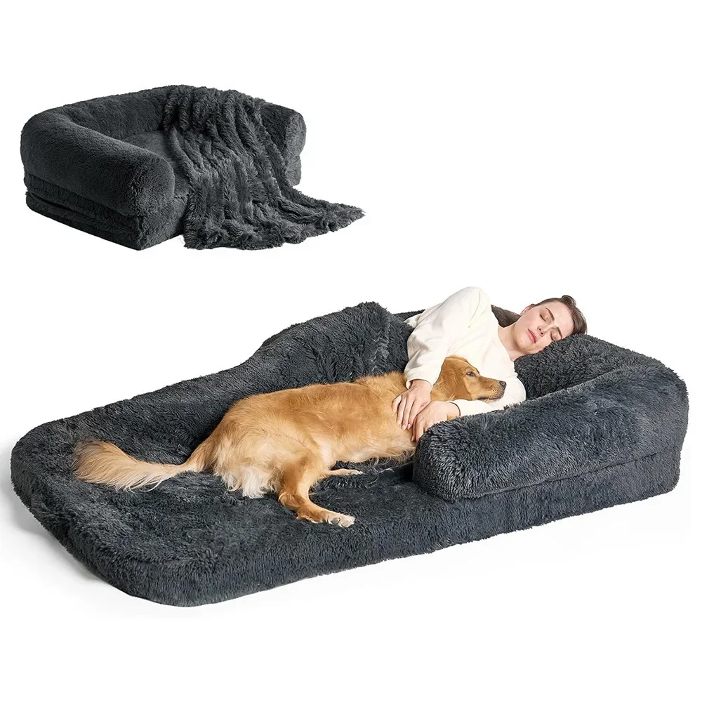 The product can be customized. Removable, washable, folding, easy to store, large dog bed, cat pad, starting from 30 pieces