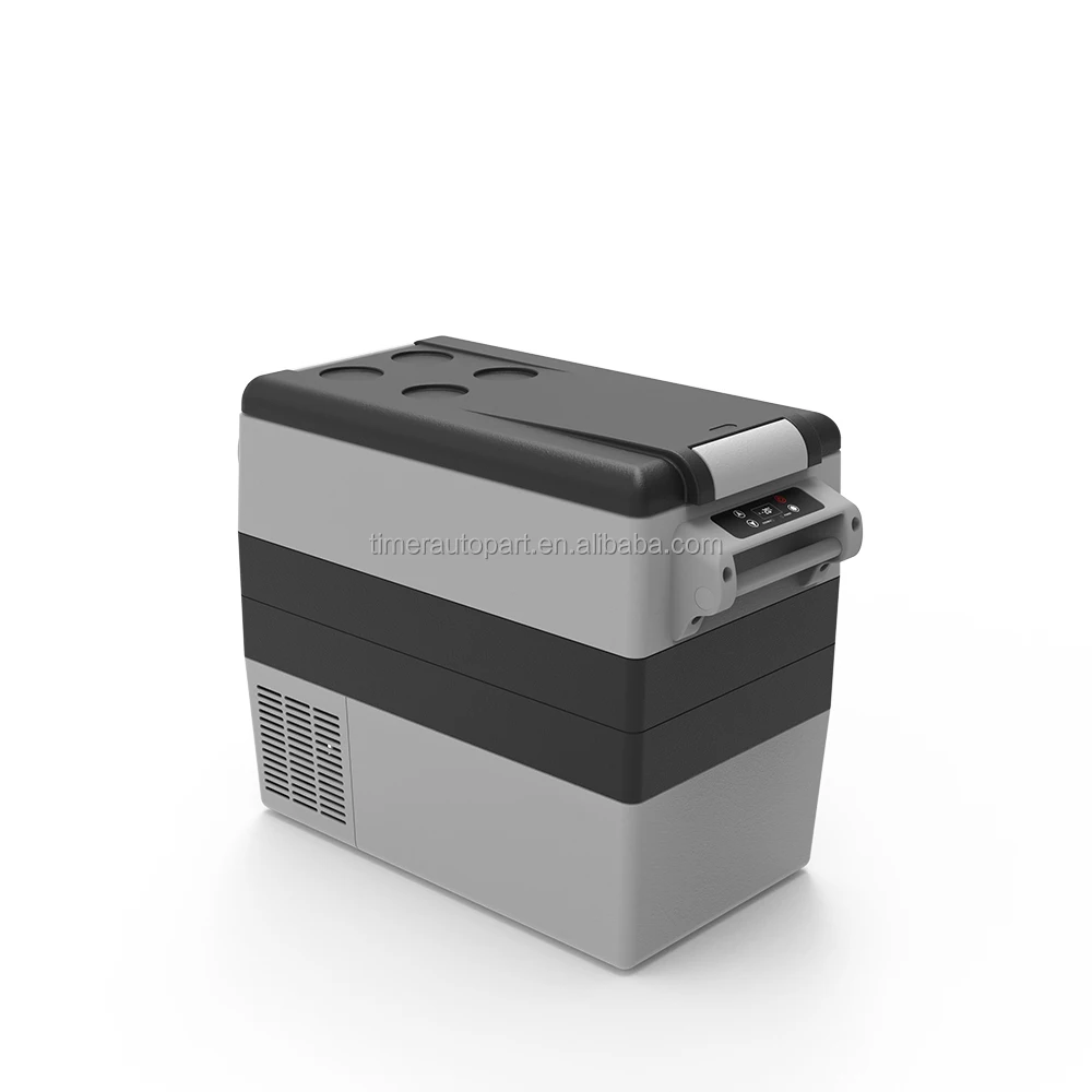 Suv Portable Mini Dc 12V 24V Automotive 55L Litre Camper Auto Fridge Freezer Refrigerator Compressor Rv Cooler For Travel