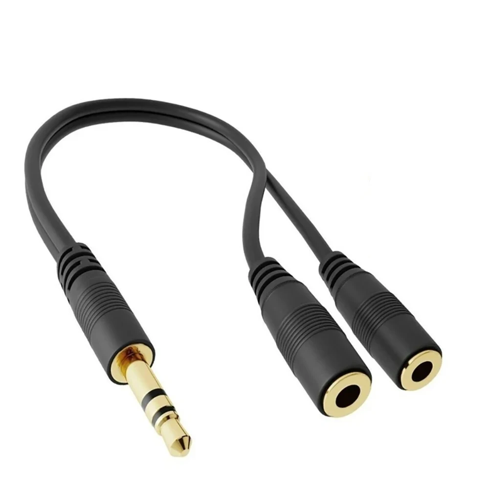 1/8 3.5mm TRS Male To 2/3/4/5/6-Port 3.5 Female Jack Headphone Splitter Cable Stereo AUX Audio Adapter for PC TV MP3 Speaker