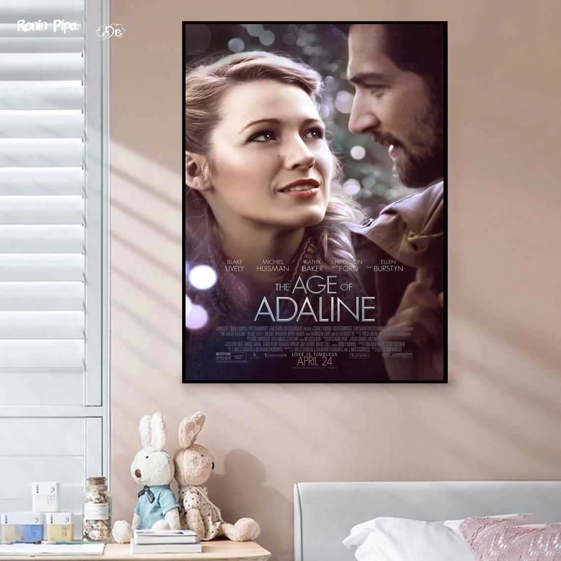 The Age Of Adaline Movie Poster Art Print Canvas Painting Wall Pictures Living Room Home Decor (No Frame)