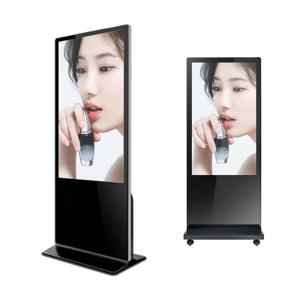 

32 Inch Floor Stand Wifi Network Smart Touch Screen Kiosk Single Side Lcd Display Advertising Player Digital Signage
