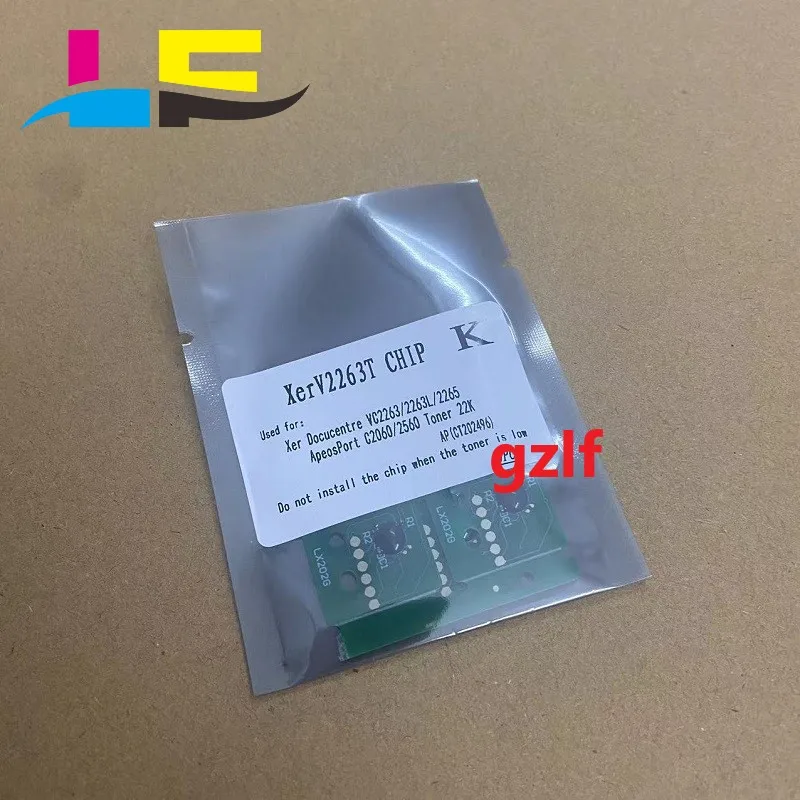 CT202496 CT2024997 CT202498 CT202499 Toner Chips For XEROX V C2265 C2263 2060 3060 2560 KCMY AP Version 22k Yield