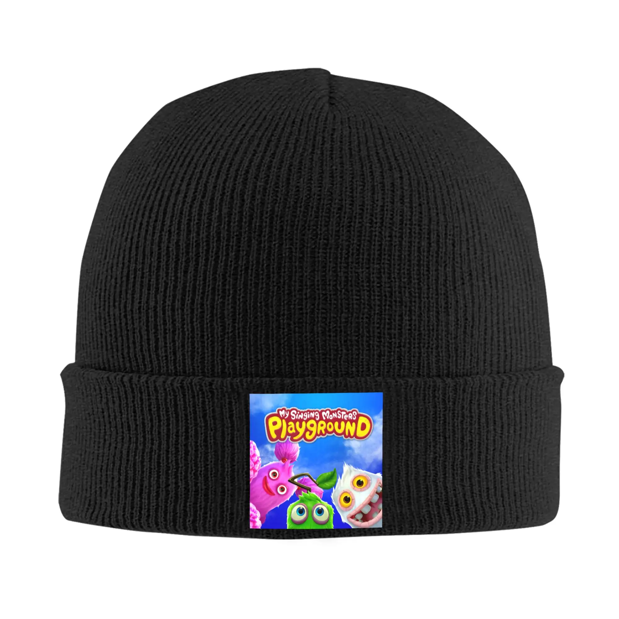 My Singing Monsters Beanie Cap Unisex Winter Warm Bonnet Homme Knit Hat Hip Hop Ski Cartoon Anime Game Skullies Beanies Hats