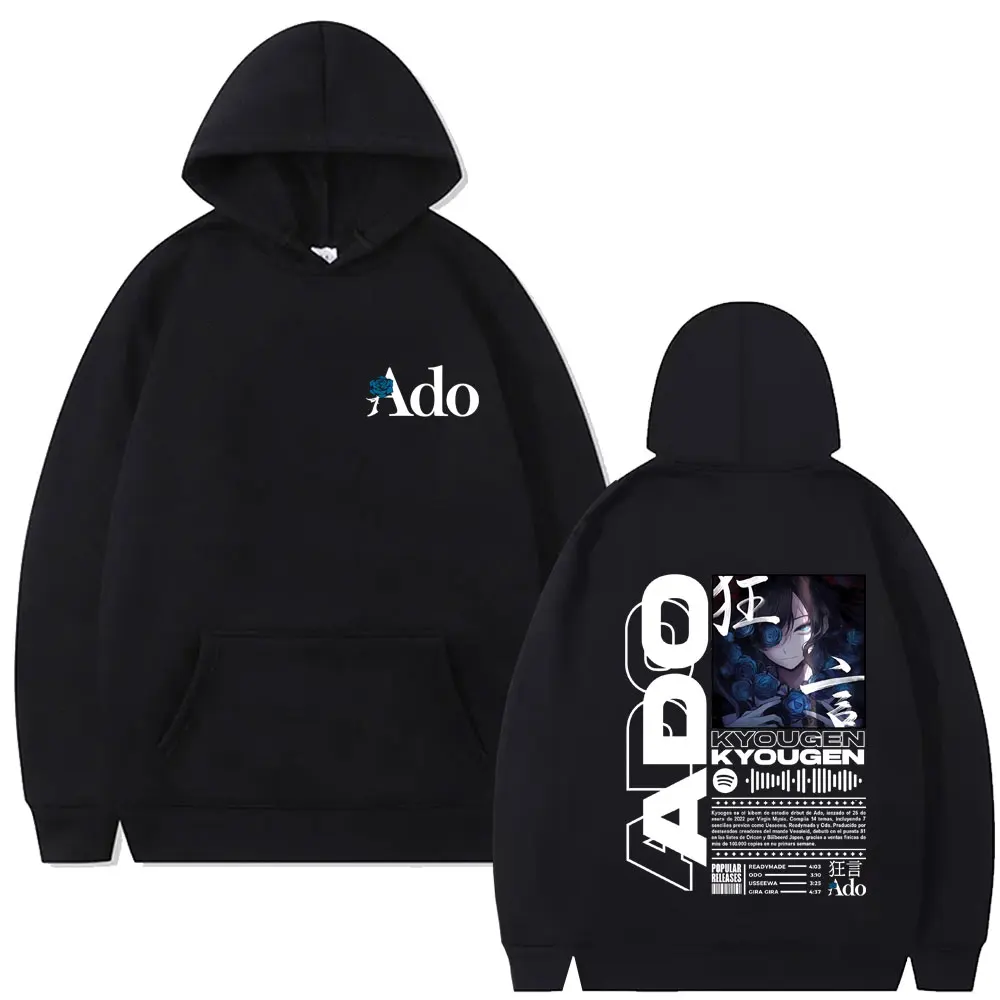 

Ado Kyougen Album Graphic Hoodie World Tour 2025 Hibana Merch Pullover Hoodies Men Women Fashion Japanese Style Hooded Tracksuit