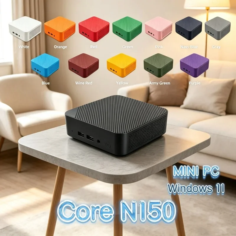 インテルコアn150搭載-windows-11-データセキュアpc-コンピュートタワー-16gb-ram-1-2tb-ssd-wifi-6-bt52-4k-60hz-hd-安全保存-ゲーミングペーパー