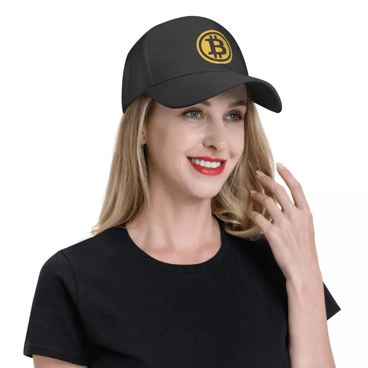 Punk Bitcoin Satoshi Crypto Logo Baseball Cap Men Women Breathable Cryptocurrency Dad Hat Sun Snapback Hats Trucker Caps