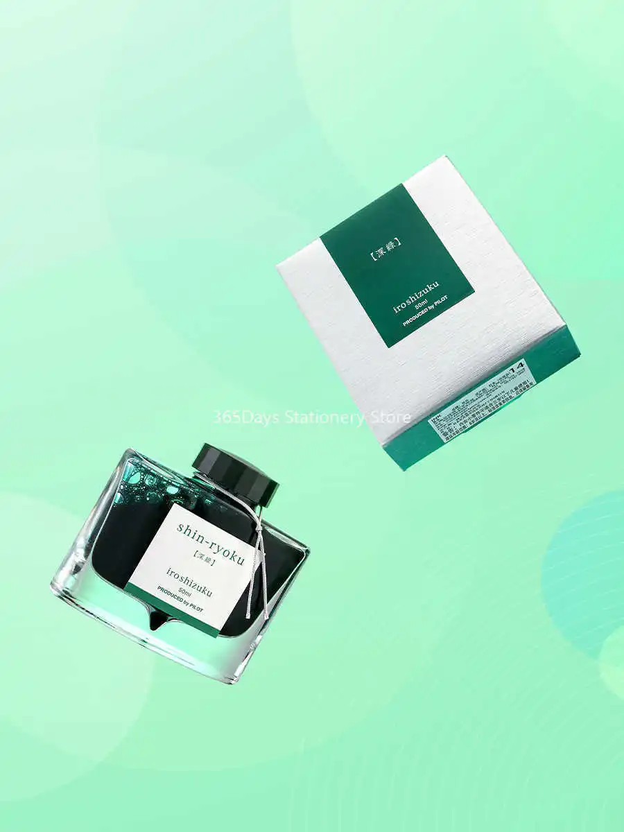 PILOT 50ML INK-50 Natural Color Fountain Pen Ink Iroshizuku Non-carbon 24 Color Ink Non-blocking Fountain Pen Accessories