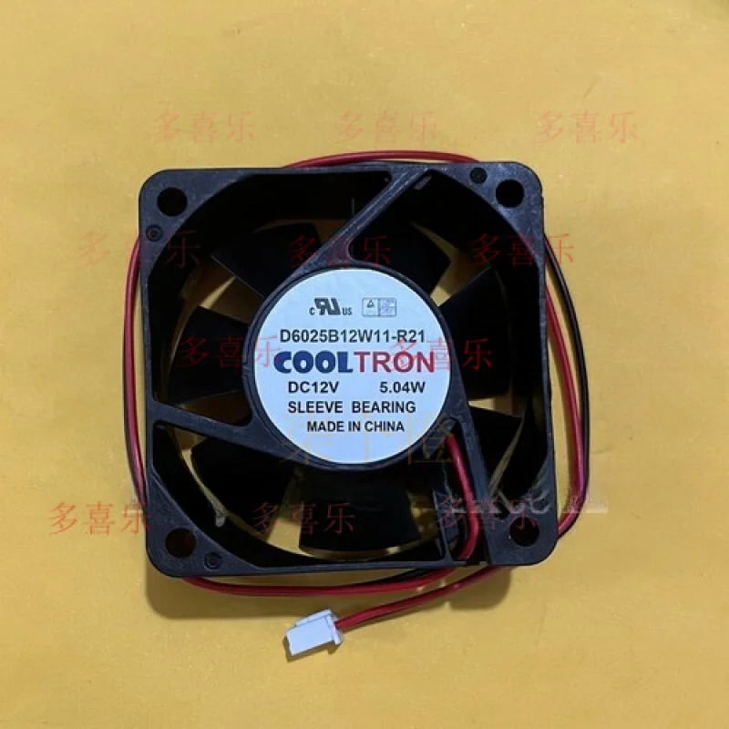 

EE for COOLTRON D6025B12W11-R21 DC12V 5.04W 2-wire mute cooling fan