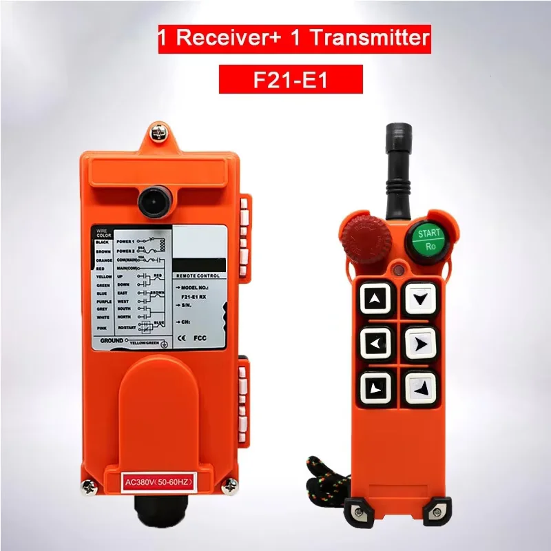 

F21-E1 24V 36V 220V Authentic Buttons AC Industrial Remote Controller Switches Hoist Crane Control Lift Crane