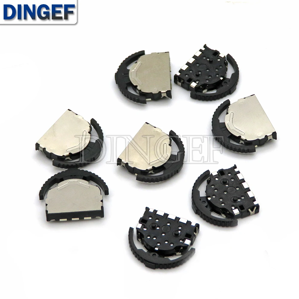 10PCS Big Head SMD 3-Pin Tripod Thumbwheel Toggle Switch for Phone MP3 MP4 3P