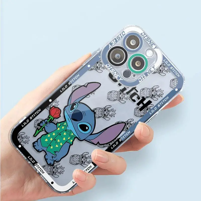 Disney Stitch Phone Case for Honor X9a 5G X8 4G X8a X8b 90 Lite X8 X7b X9b Clear Silicone Cover