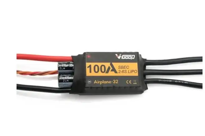 

V-GOOD Airplane-32 Series 100A 2-6S 32-bit Processor Speed Controller (ESC)