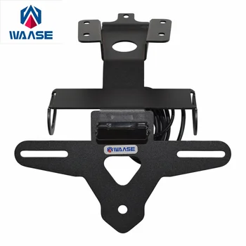 For Yamaha YZF For Kawasaki R7 2021 2022 2023 License Plate Frame Holder Bracket Fender Eliminator Tail Tidy w/ LED Light