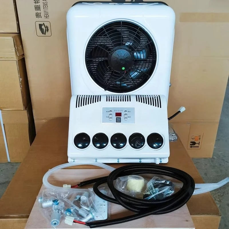 Truck Van Cabin 12V 24V 12/24 Volt Truck Parking air Conditioner Truck air Conditioner 12v view 2
