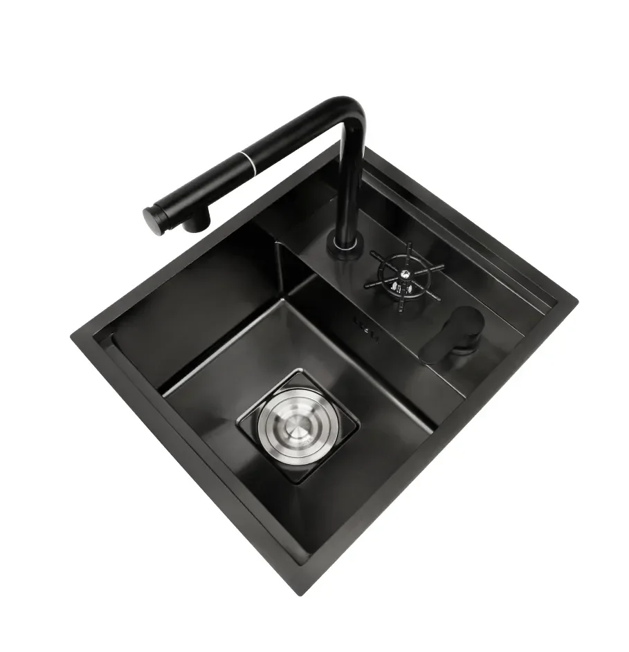 

Factory Customize rv sink 16g kitchen undermount 304 stainless steel hidden sink with cover folding Factory Customize rv sink 16