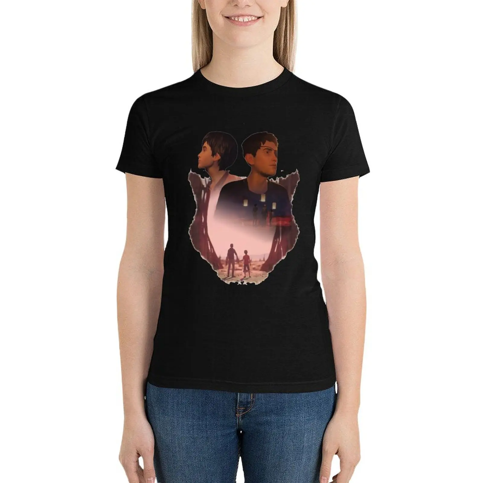 T-shirt esthétique Life Is Strange 2-WOLVES, vêtements féminins, chemisiers d'été, 600, 2024