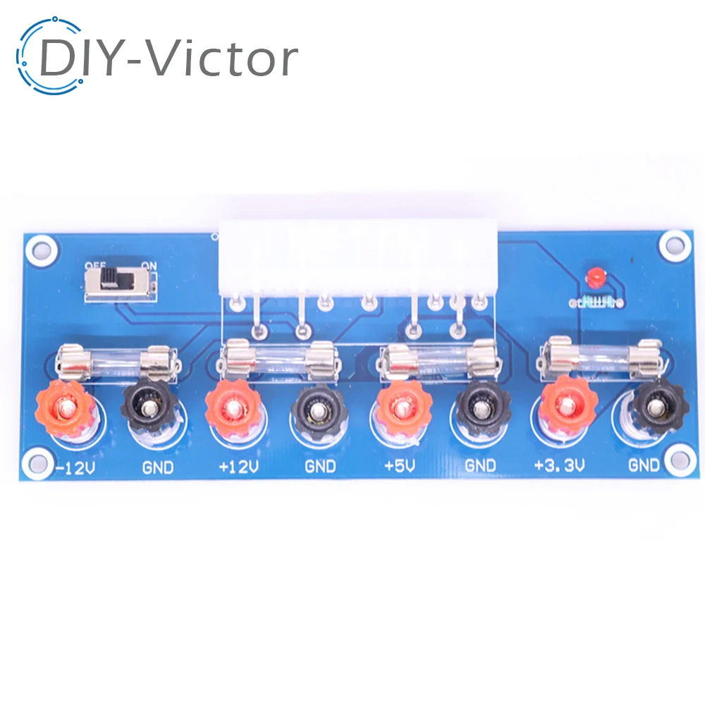 XH-M229 Desktop PC Chassis Power ATX Overdracht naar Adapter Board Voeding Circuit Outlet Module 24Pin Uitgangsterminal 24 pins
