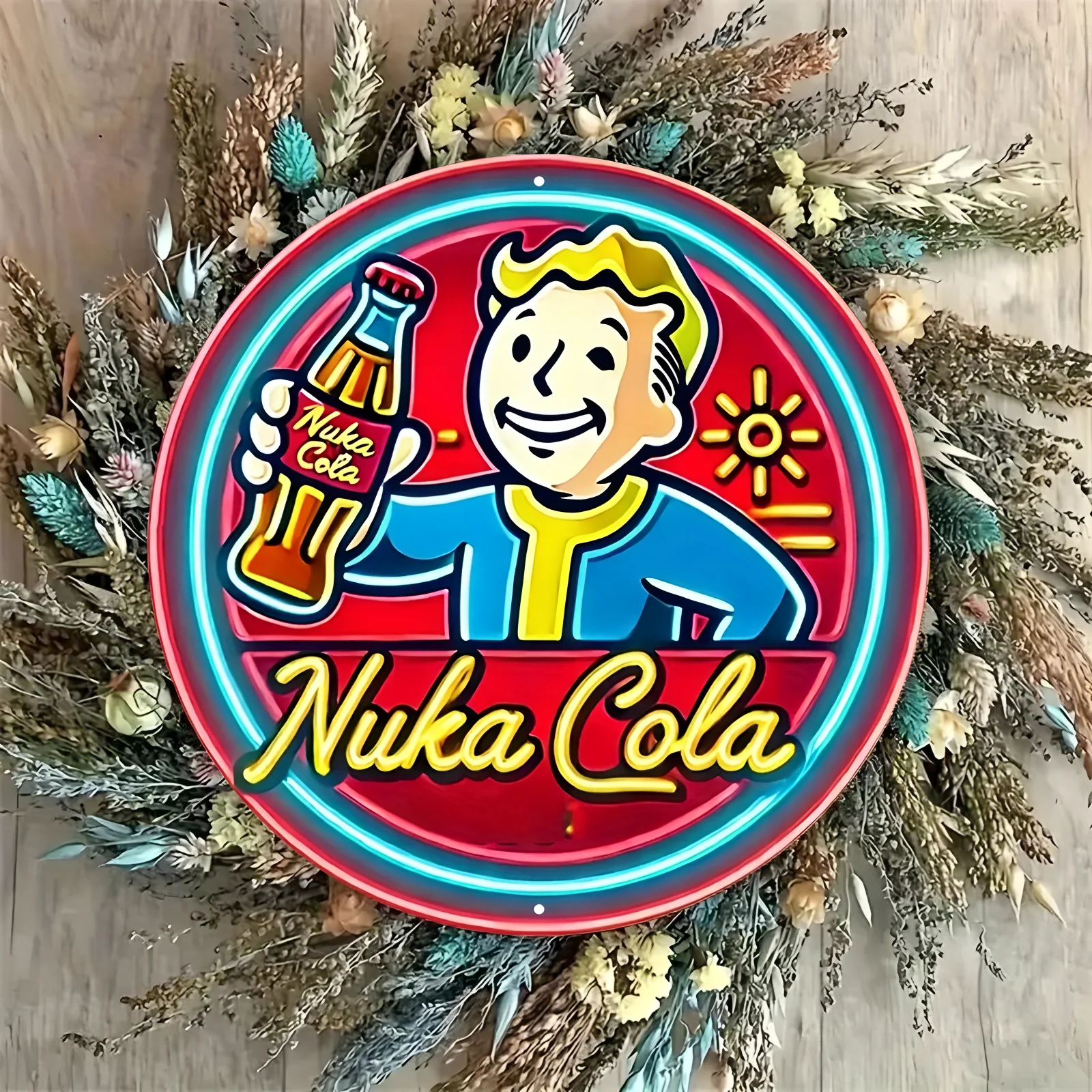 Lift Coke Boys Sign 1 Piece 2D 8 Inch Wooden Wall Decor Home Garden Bar Cafe Gallery Gym Garage HD Easy to Hang