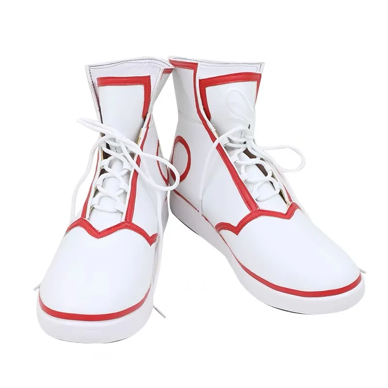 أحذية أنيمي بالمنشار رجل دينجي التأثيرية أحذية أنيمي كوس البيضاء أحذية دينجي كوسبلاي الدعامة للهالوين