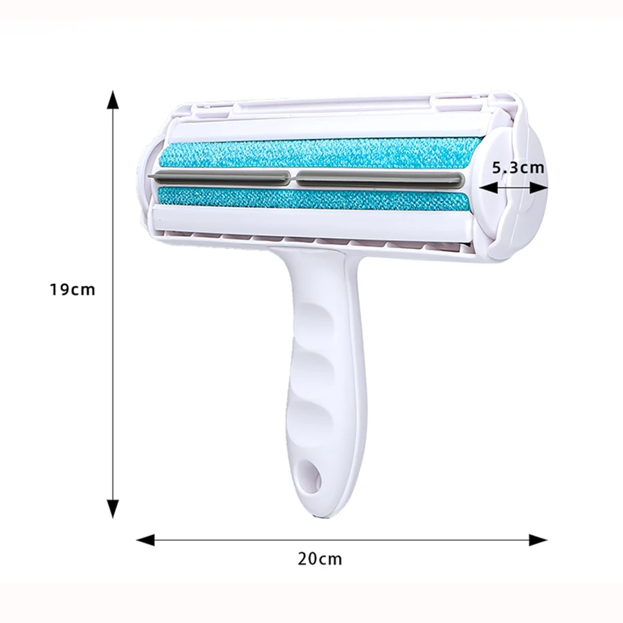 Pet hair removal brush, cat and dog hair floating hair cleaner, electrostatic adsorption and hair sticking device