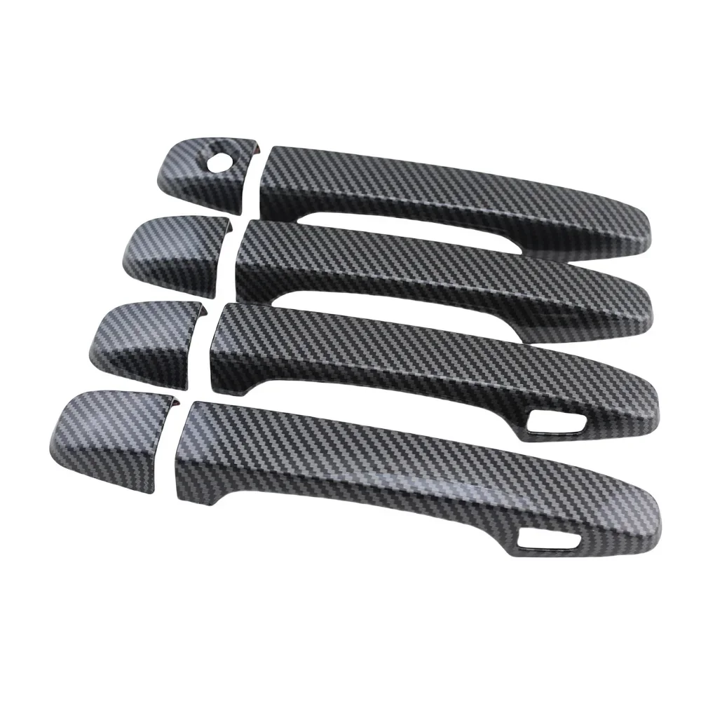 غطاء مقبض الباب لتزيين السيارة لسوبارو فورستر 2025 ملحقات الرؤية الخلفية للسيارة ملصقات تصفيف فضية كروم