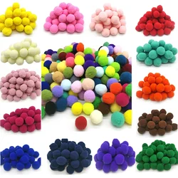 8/10/15/20/25/30mm Pom Poms Fluffy Soft Pompom Ball For DIY Handmade Kid Toy Doll Sewing Garment Decor Supplies 300-30Pcs