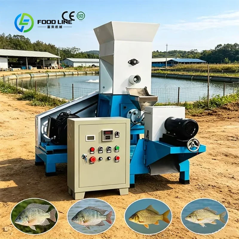 Customized Reliable Hot Sale Single Screw Extruder High Quality Pet Food Floating Fish Feed Pellet Making Machine