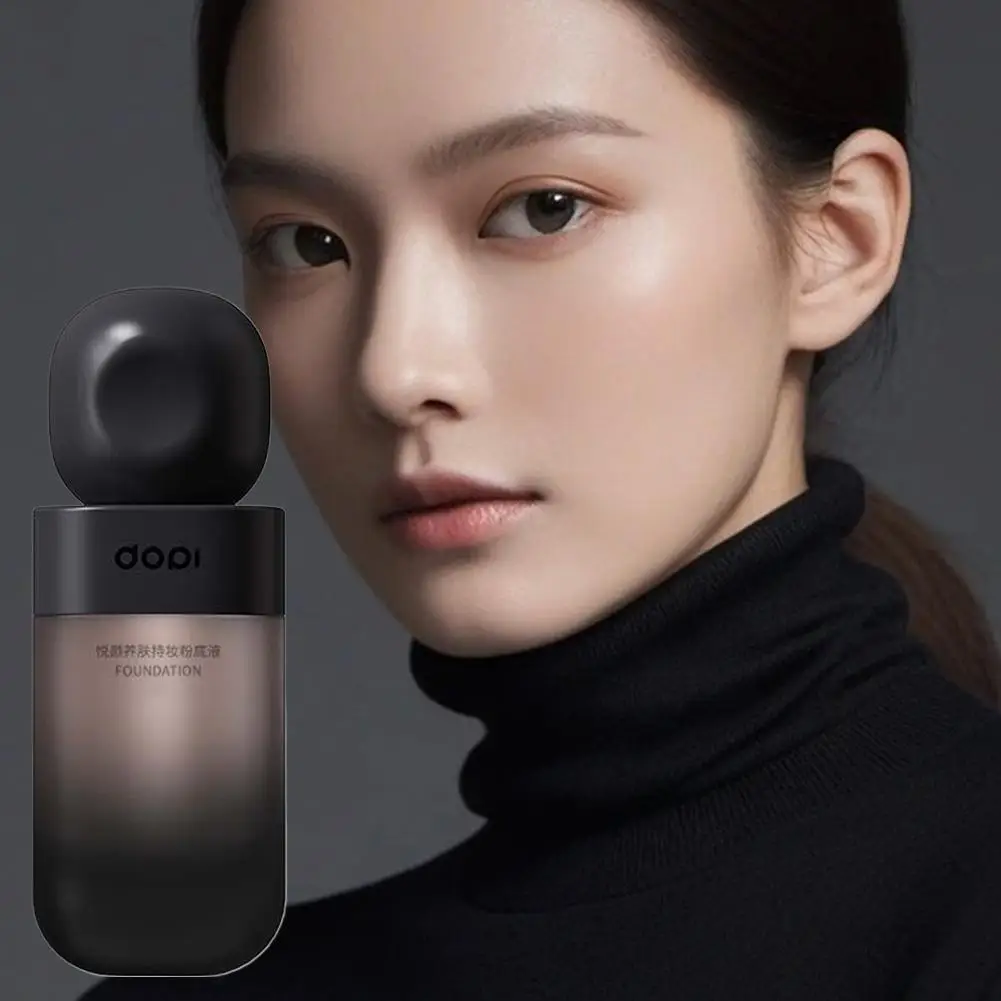 Base líquida mate de larga duración, corrector facial, maquillaje, Control completo, cobertura blanqueadora, Base de aceite I2J0