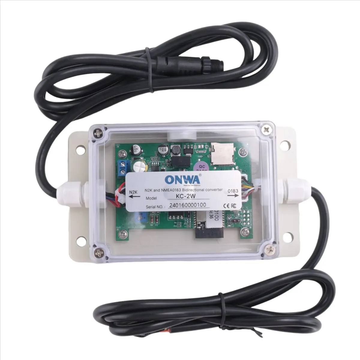 [A26M] KC-2W NMEA2000 and NMEA0183 Bidirection Converter IPX67 Waterproof DC 9-30V Bi-Directional Converter Car Accessories