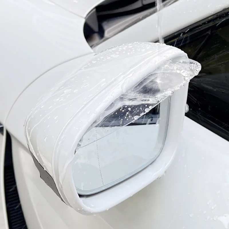 Transparante Auto Achteruitkijkspiegel Regenkap Helder Regen Visor Cover Regenachtige Dag Veilig Rijden Regen Wenkbrauw Auto Spiegel Accessoires