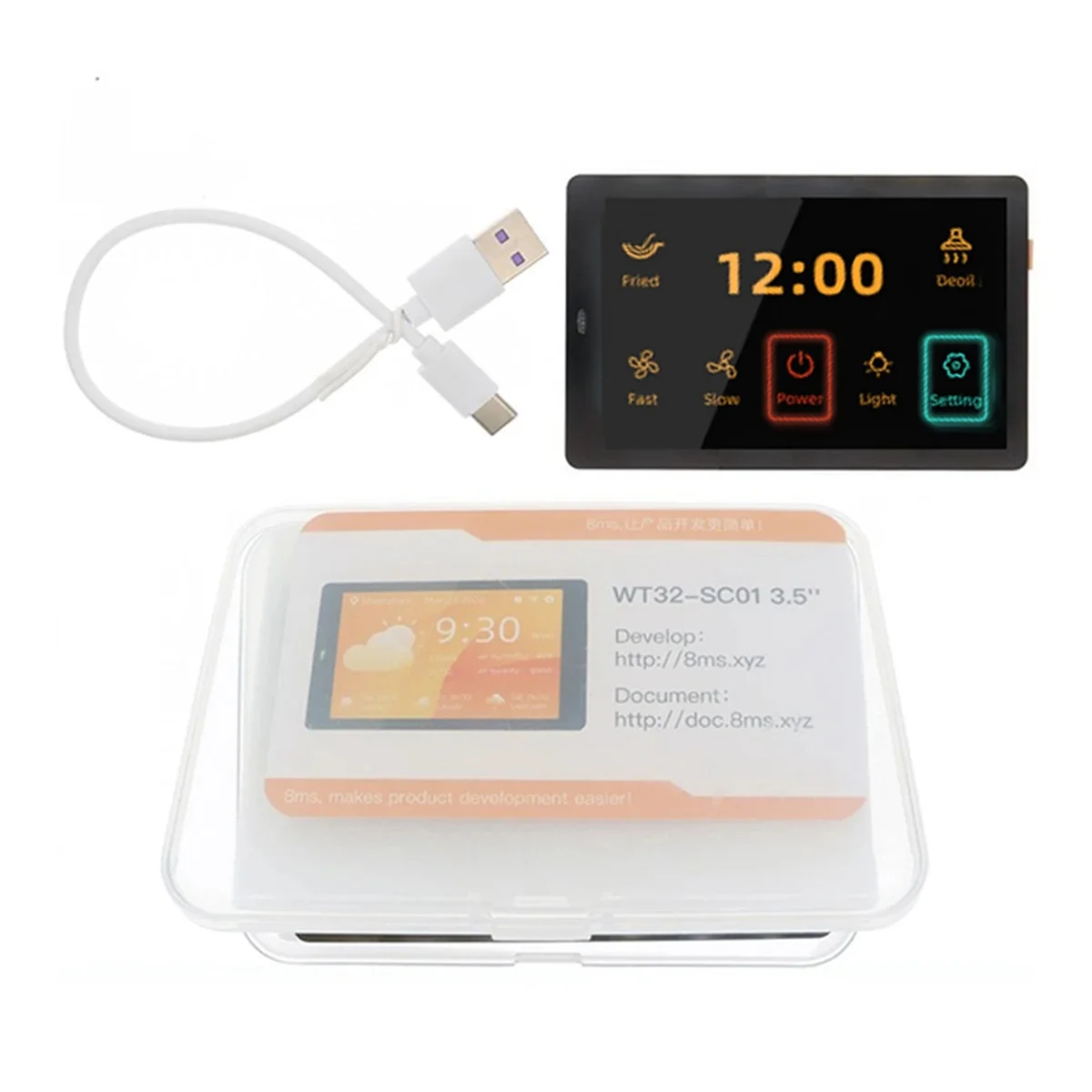 Placa de desenvolvimento N35R_DU 3,5 polegadas ESP32-S3 com tela LCD capacitiva 320X480