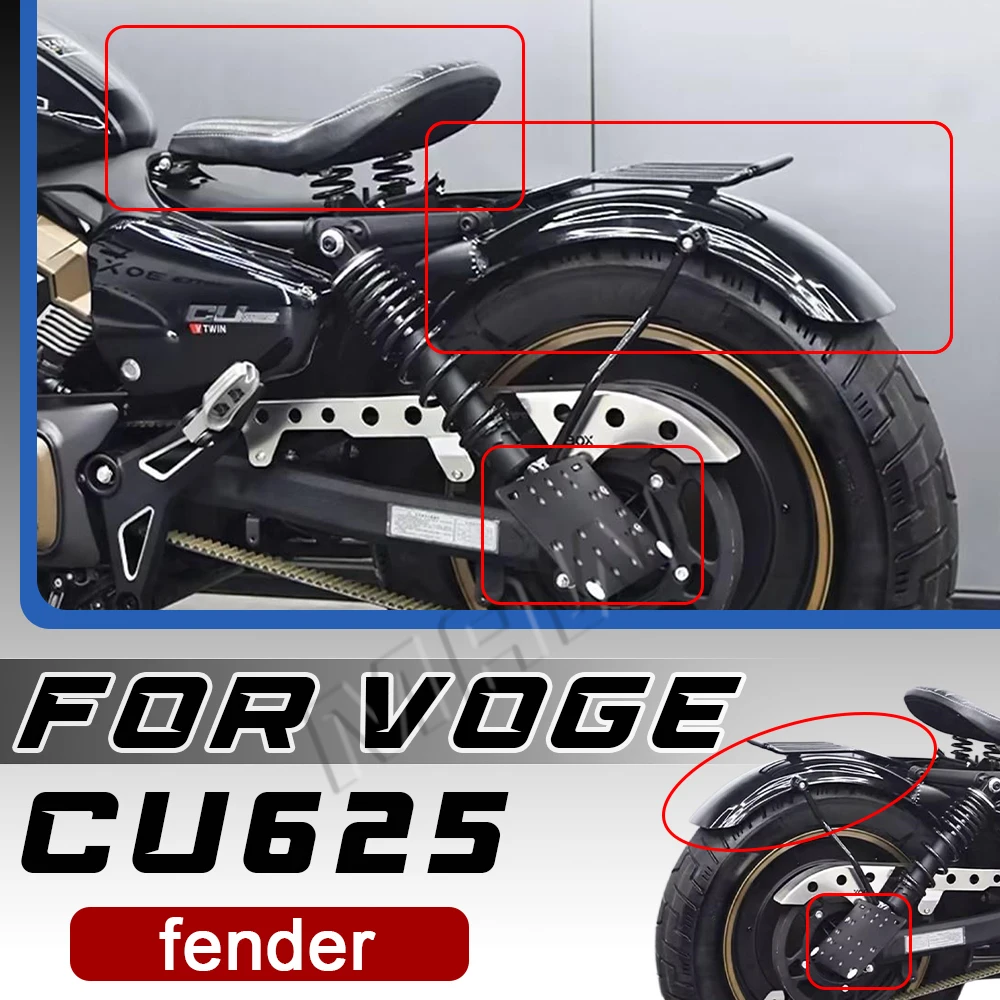 

Modified spring seat cushion For VOGE CU625 short tail fender accessories