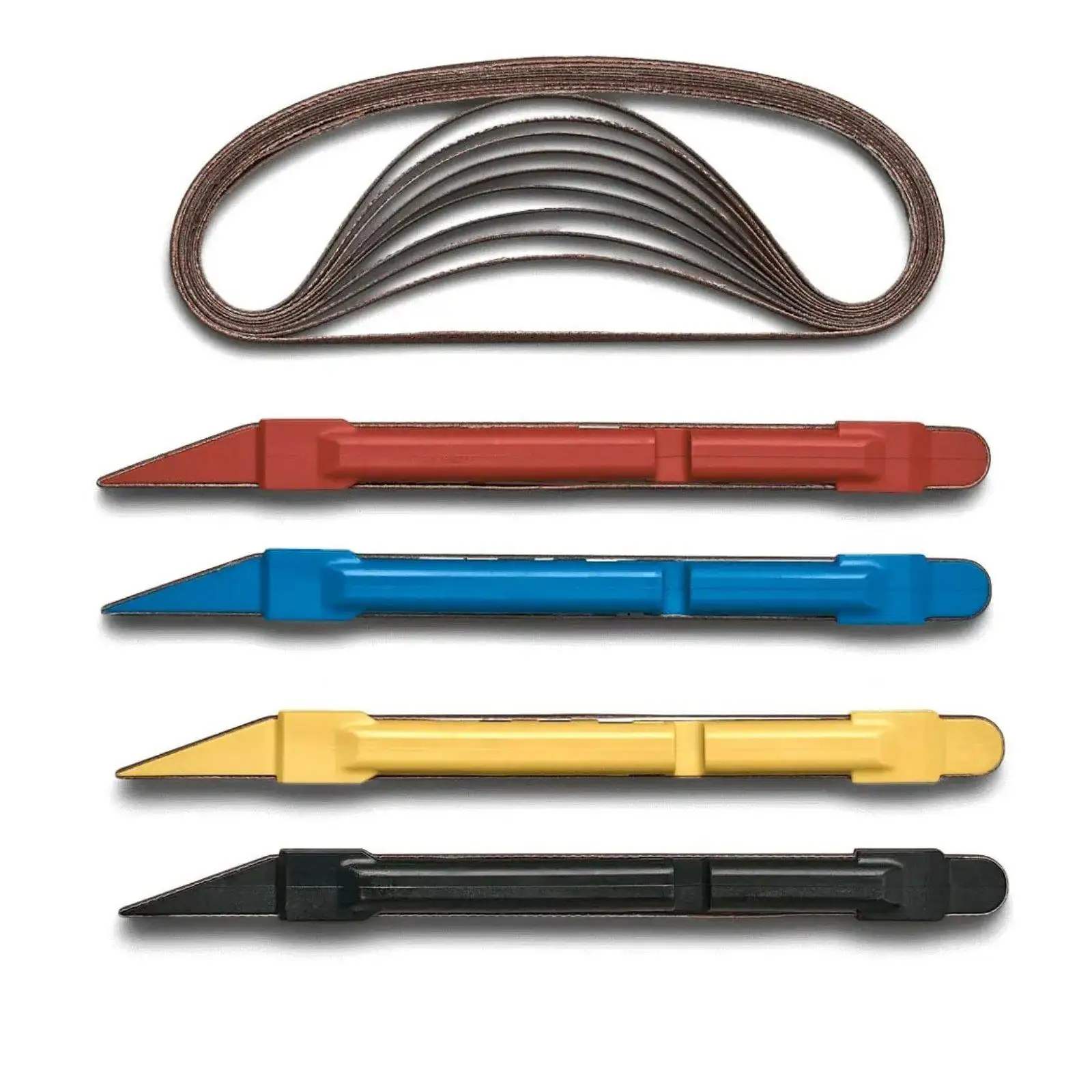 Fret Sanding Pen Aluminum Oxide Guitar Fret Dressing Kit 4 tones Collection