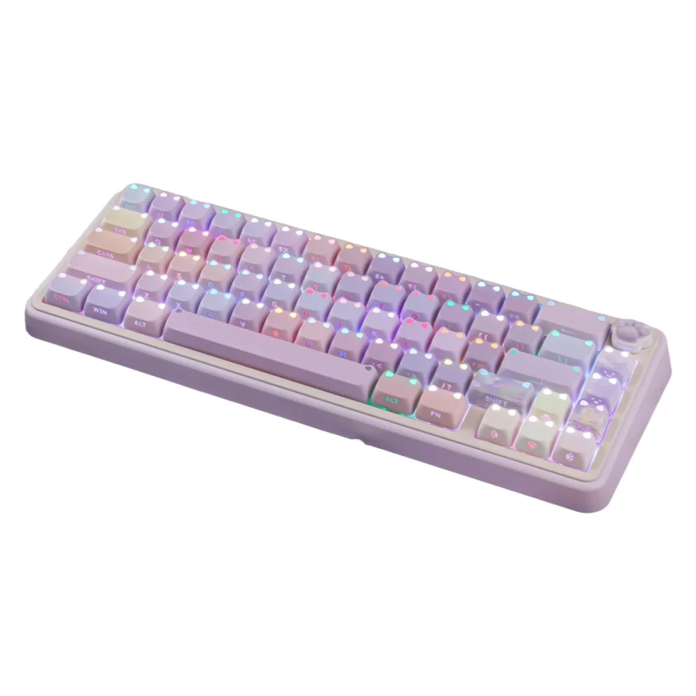 Klawisze z podświetleniem Water Lilies Side Backlight, 113 klawiszy, materiał PBT, profil MAO, klawisze DYE-SUB do przełączników MX, klawiatura mechaniczna Wooting — zdjęcie produktu 7