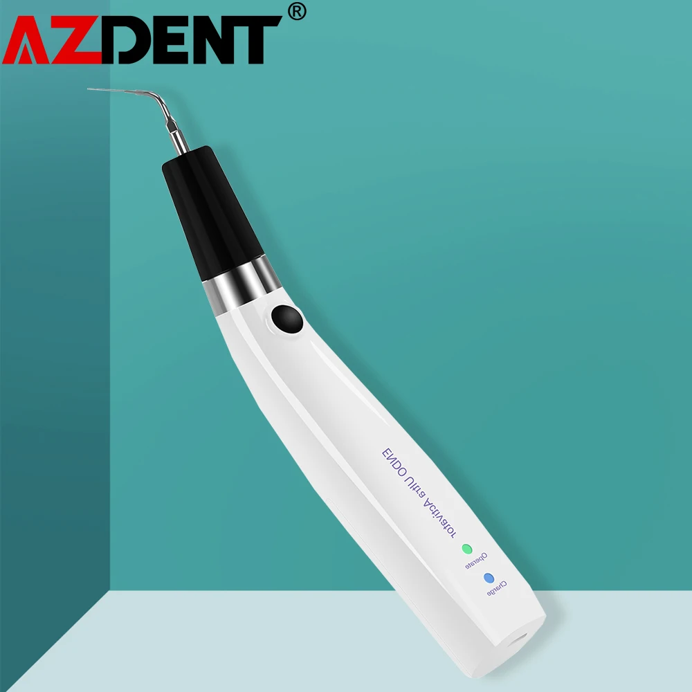 Dental Endo Ultra aktywator Endo Irrigator bezprzewodowa rękojeść ultradźwiękowa z 6 końcówkami 40-50Khz 1500mAh