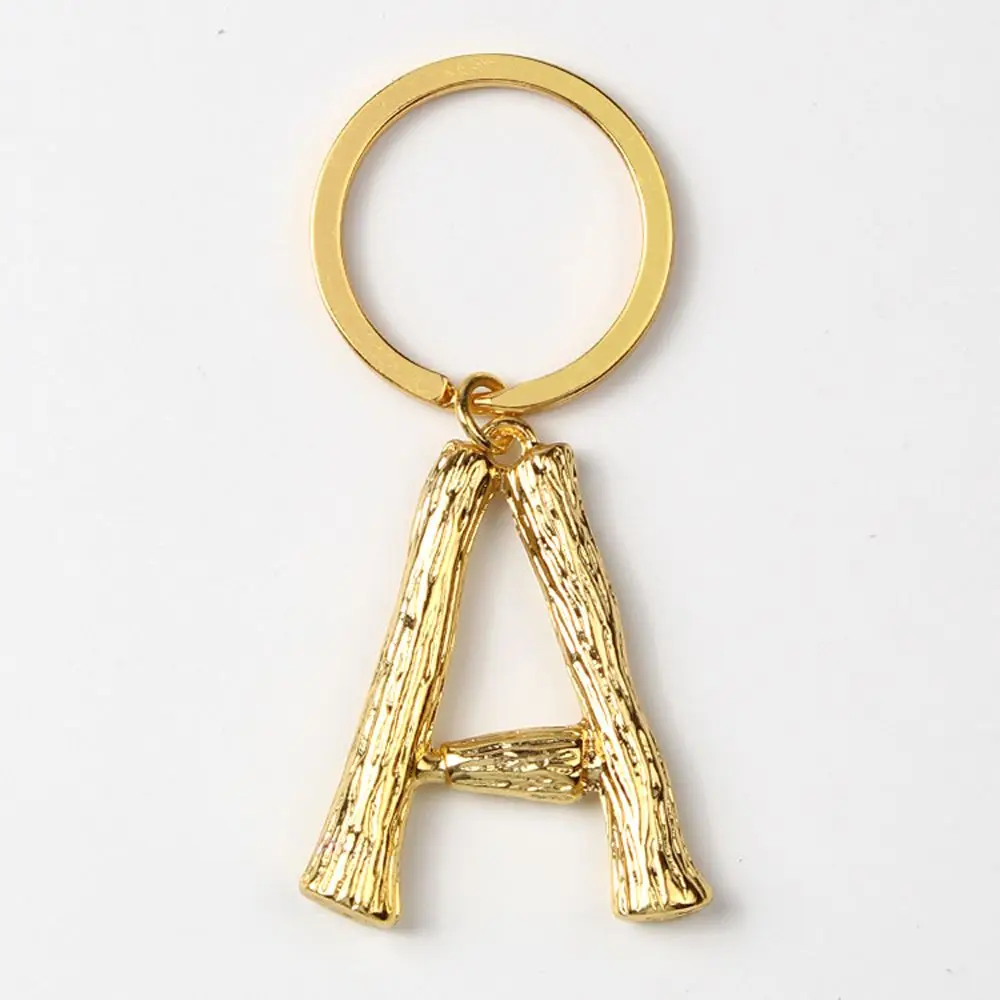 Initial Capital Letter A-Z Accessories Keychain 26 Letters Keychain Alphabet Keyring Letters Key Chain 26 Alphabet Key Ring