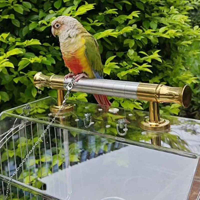 Transparent Acrylic Bird Cages Budgie Decoration Southe Park Bird Cages Luxury Outdoors Canary Jaula Pajaro Supplies WZ50BC