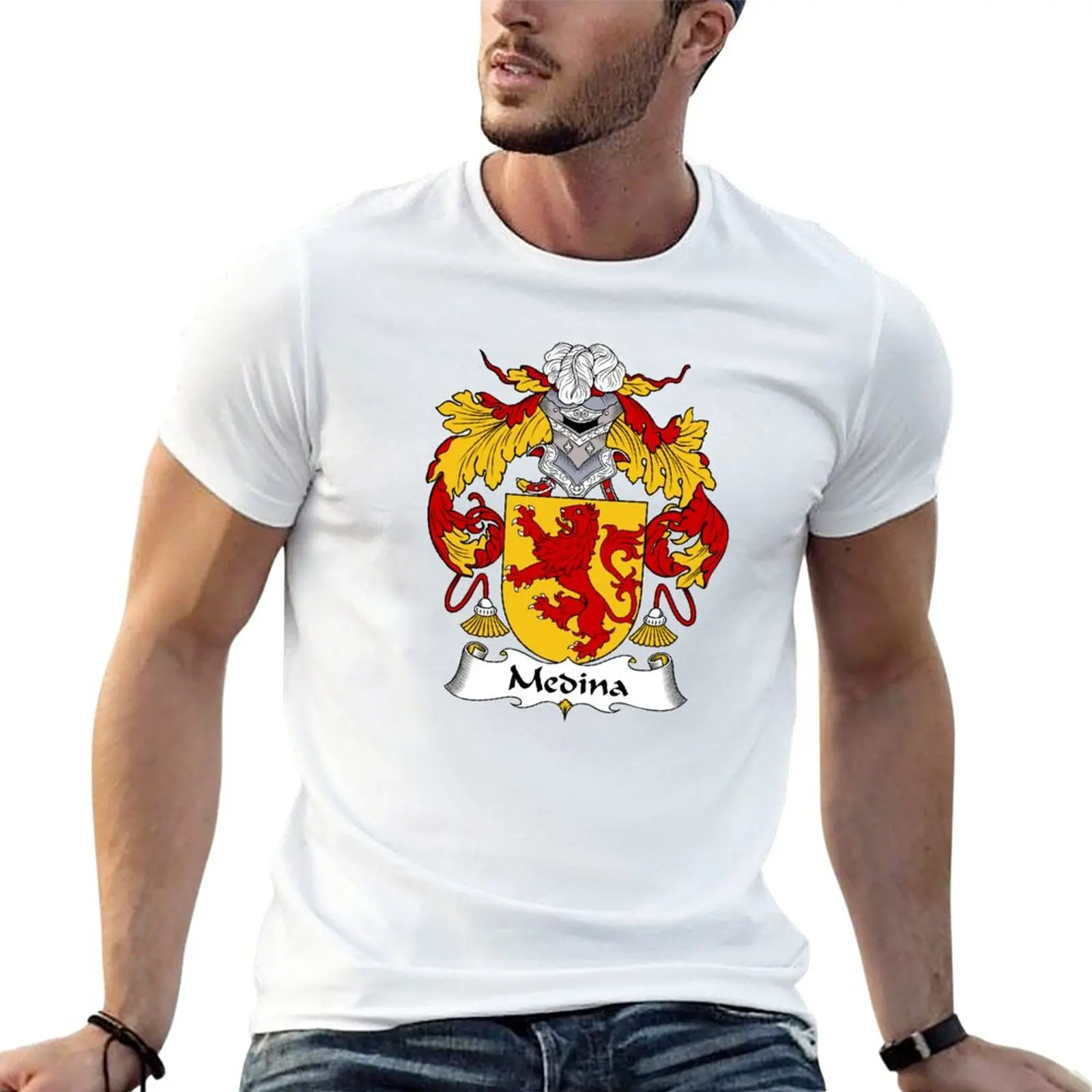 Medina Coat of Arms/Family Crest T-Shirt new edition cute clothes blacks korean fashion Men's t-shirt