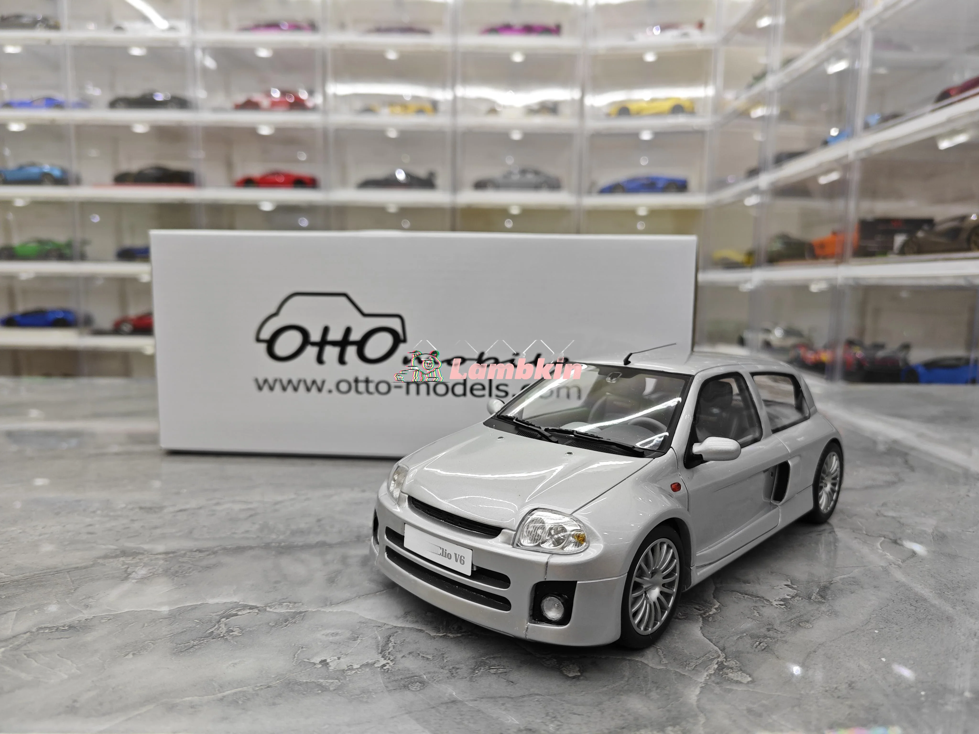 

OTTO 1/18 Renolt CLIO V6 PHASE, ограниченная серия, имитация модели автомобиля, смола, коллекционный подарок на день рождения, памятное украшение