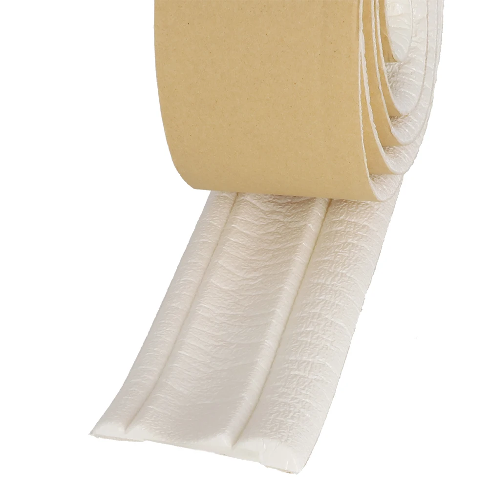 Skirting Baseboard Embossed TV Backdrop Decal Decor Waist Line Wall Sticker 230cm X 8cm Waterproof White Border