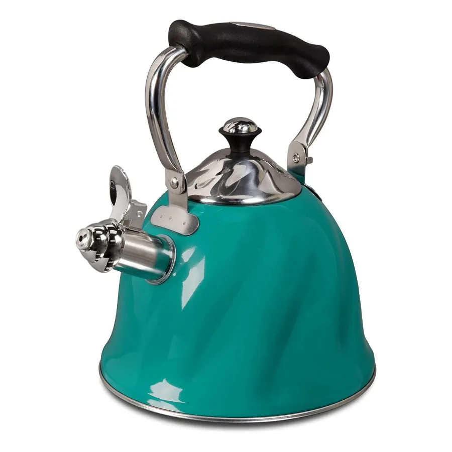 Alderton 2.3-Quart Tea Kettle with Lid Multiple Colors