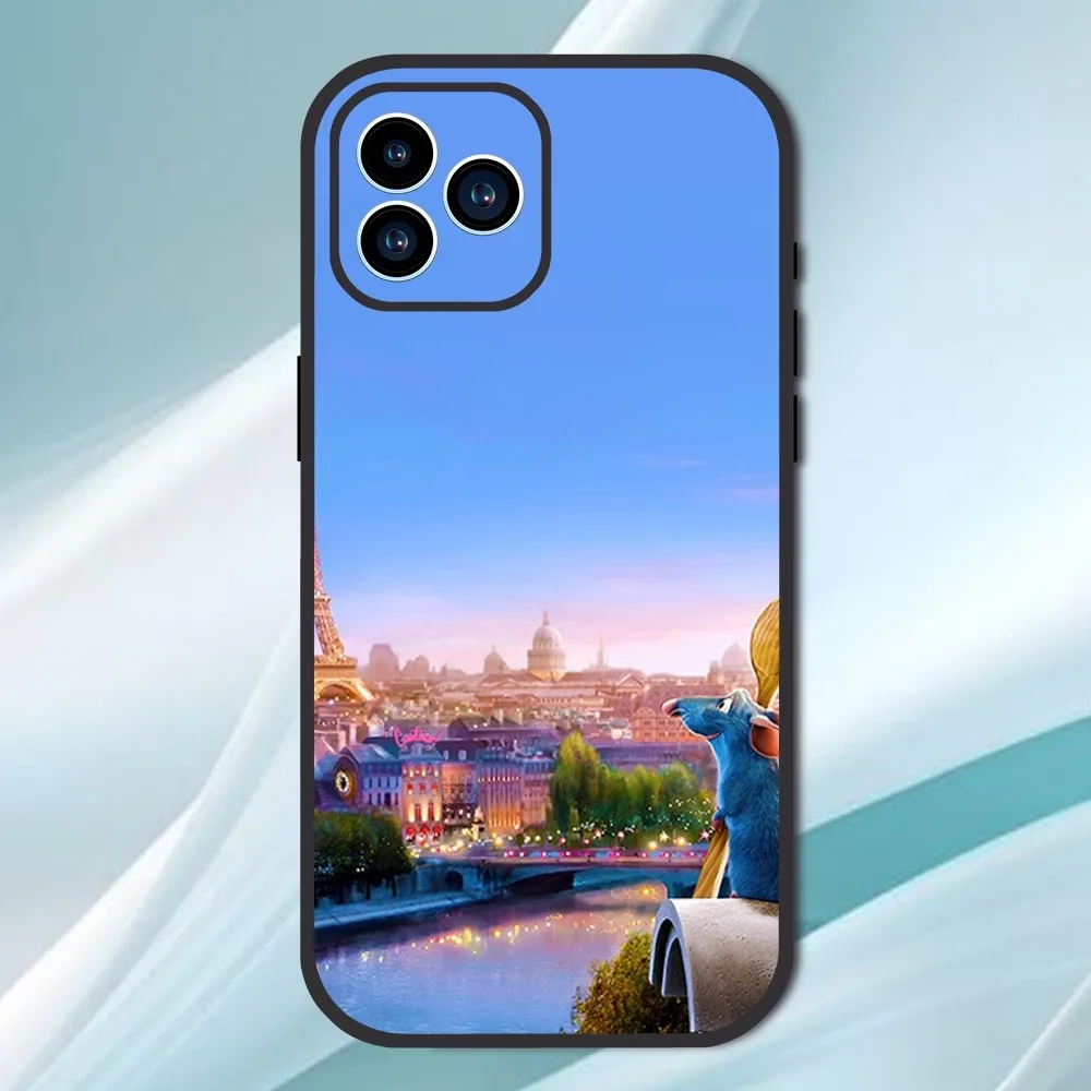 MINISO Disney R-Ratatouille Phone Case For iPhone 13 12 11 14 15 Pro XS Max XR X 8 7 6S 6 Plus SE 2020 Soft Back case