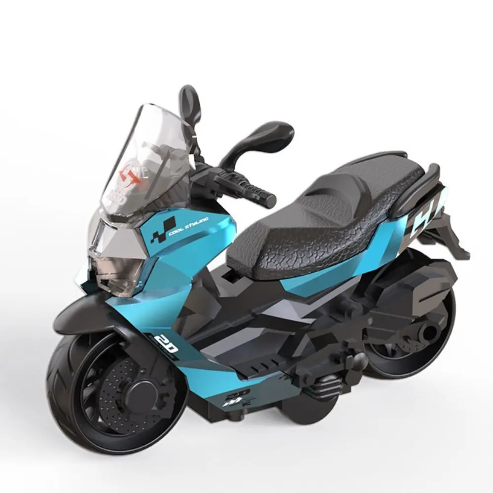 Miniature Alloy Motorcycle Model Inertia Vehicle Toy Simulation Motorcycle Toy Crafts Diecast Motorcycle Pull Back Toy