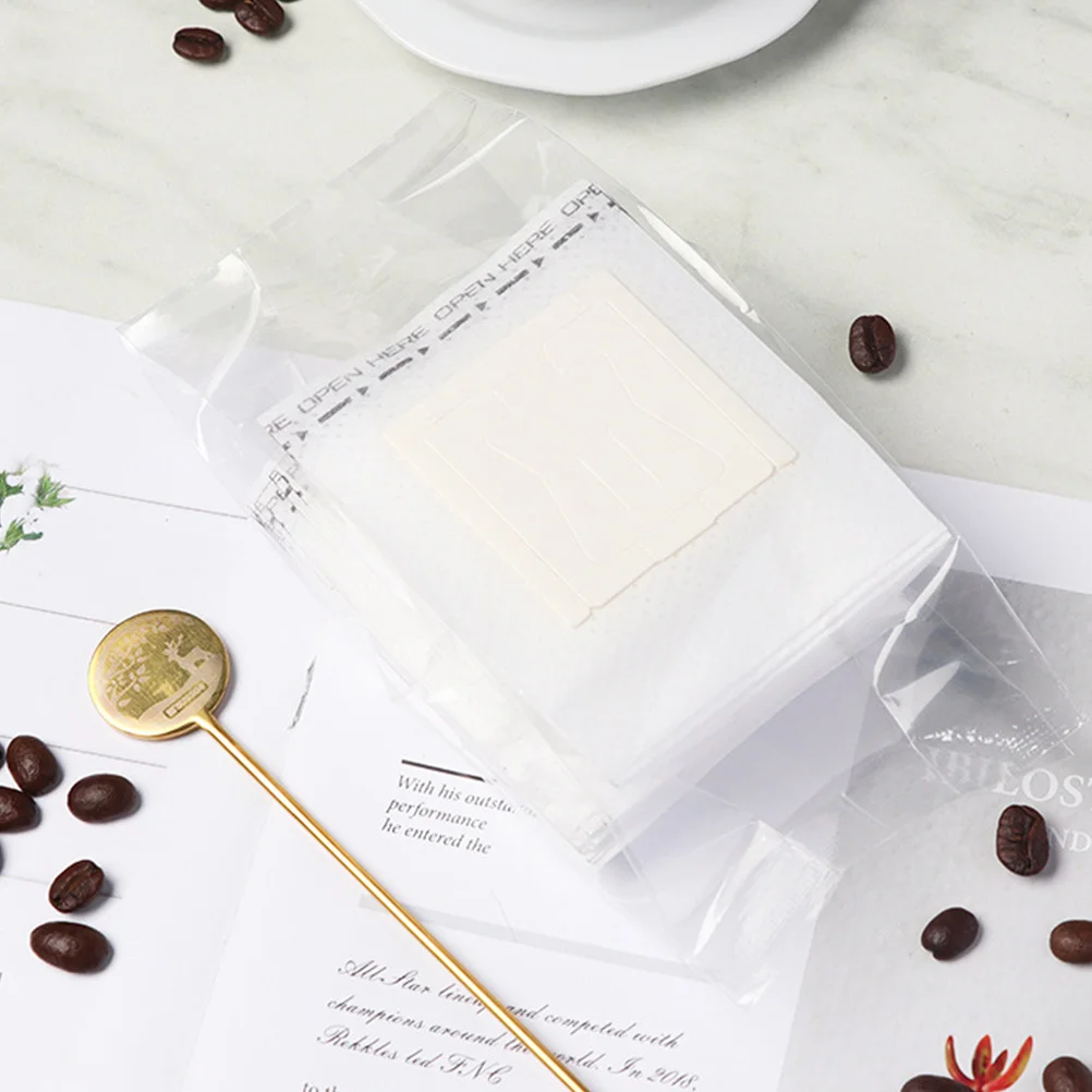 50 Uds. Bolsas de filtro de café con orejas colgantes, filtros de goteo portátiles desechables de una sola porción para té de hojas sueltas, café verde Matcha