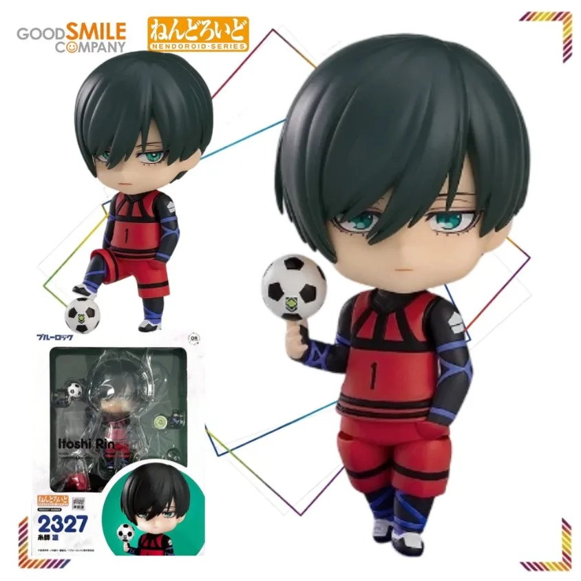 

Good Smile Nendoroid #2327 Itoshi Rin Blue Lock Action Figures Anime Q Version Doll Collection Model Gifts Decor ToyGood Smile