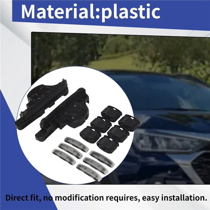 

2X Sunroof Bracket Slider Buckle Rail Sleeve 77368445 77368446 For Jeep Renegade 2015-2018 Sunroof Repair Kit