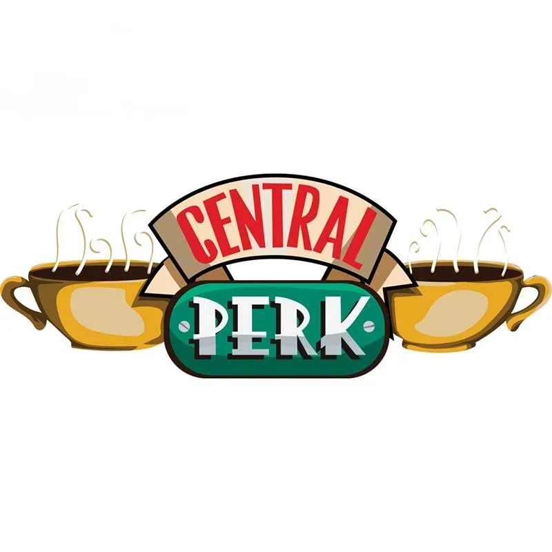 

Car Stickers Motorcycle Decals for Central Perk Graffiti Decorative Accessories,to Cover Scratches Waterproof PVC.13cm*5cm